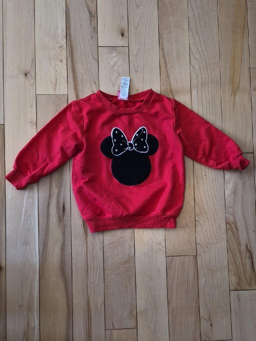 Girls' Size 2T Minnie Mouse Pullover Sweatshirt
